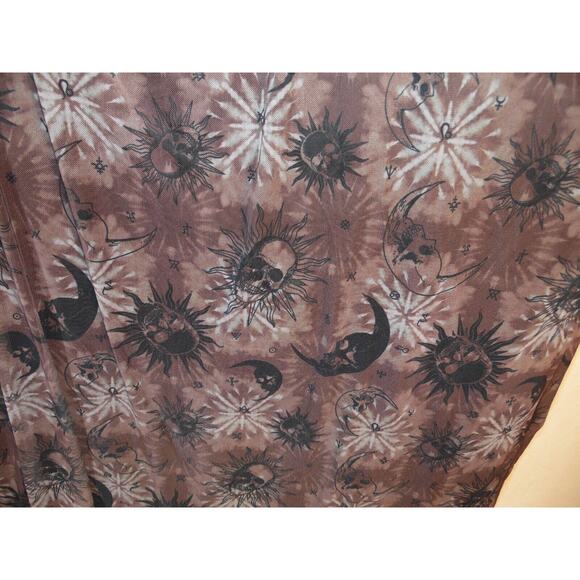 Hot Topic Dress 4X 26 Black‎ Cosmic Aura Celestial Sun Mesh Cami Dress Maxi NWT - Picture 10 of 10